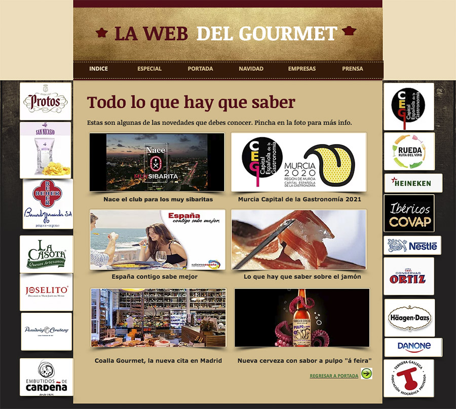 Nace LAWEBDELGOURMET.com, un espacio para la buena gastronomía y los vinos